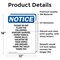 Signmission Please Do Not Flush The Following, 12 in W x Rectangle, Vinyl Decal OS-2PACK-NS-D-1218-V-17386 - alternate 4
